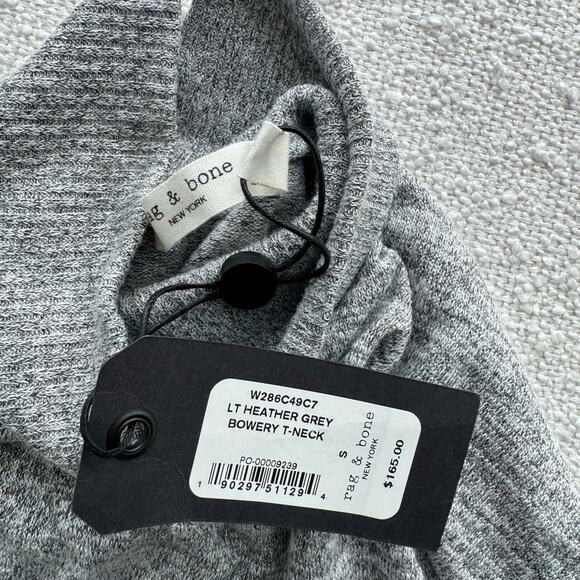 Rag & Bone Bowery Heathered Turtleneck Sweater Size Small NWT - Picture 8 of 10